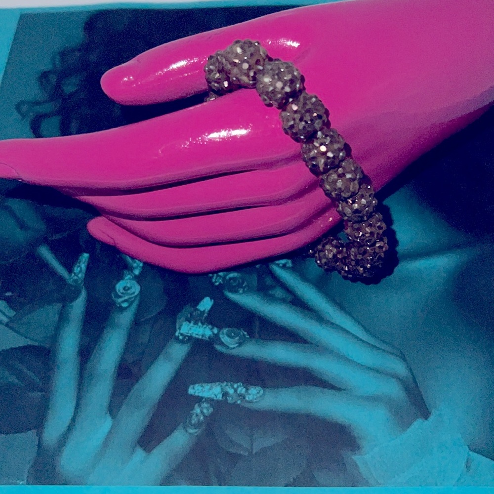 Look Beautiful Elegant Brown sparkling Bracelet